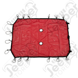Bikini éclipse (couleur : maille rouge) pour Jeep Wrangler JK Unlimited (4 portes) - 13579.25 / OM-13579.25 / 1357925