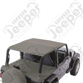 Roll Bar Top Header, Khaki Diamond; 97-06 Jeep Wrangler TJ