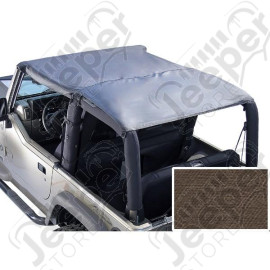 Island Pocket Topper, Khaki Diamond; 97-06 Jeep Wrangler TJ