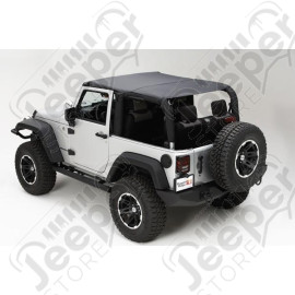 Island Topper, Black Diamond; 07-09 Jeep Wrangler JK