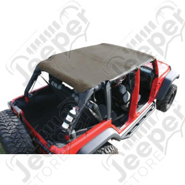 Island Pocket Topper, Khaki; 07-09 Jeep Wrangler JKU