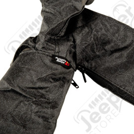 Roll Bar Cover Kit, Full, Black Denim; 78-91 Jeep CJ/Wrangler YJ