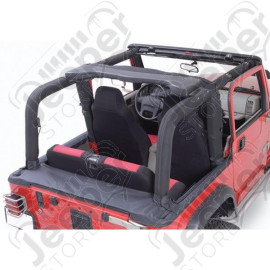 Roll Bar Cover Kit, Full; 97-02 Jeep Wrangler TJ