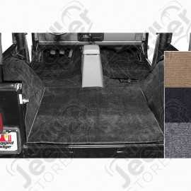 Deluxe Carpet Kit, Black; 76-95 Jeep CJ/Wrangler YJ