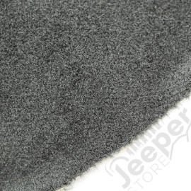 Floor Carpet, Rear Wheelhouse, Right, Black; 03-06 Jeep Wrangler TJ/LJ