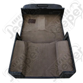 Deluxe Carpet Kit, with Adhesive, Honey; 76-95 Jeep CJ/Wrangler YJ