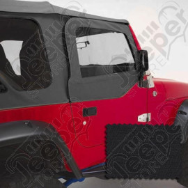 Door Skins, Black Diamond; 97-06 Jeep Wrangler TJ