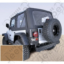 XHD Soft Top, Spice, Tinted Windows; 97-06 Jeep Wrangler TJ