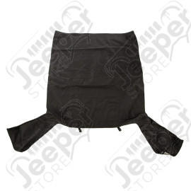 Montana Soft Top, Door Skins, Black Diamond, Tinted; 88-95 Wrangler YJ