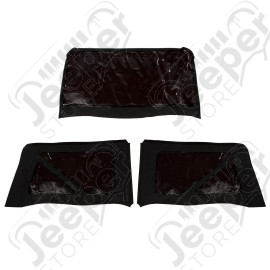 Montana Soft Top, Black Diamond; 07-09 Jeep Wrangler JK, 2 Door