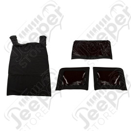 Montana Soft Top, Black Diamond; 07-09 Jeep Wrangler JKU, 4 Door
