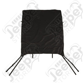 Montana Soft Top, Bowless, Black Diamond; 04-06 Jeep Wrangler LJ