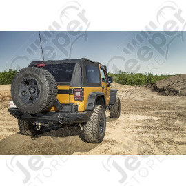 Bache de rechange "Bowless", couleur Black Diamond Jeep Wrangler JK 2 portes