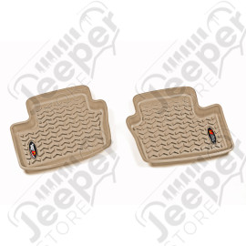 All Terrain Floor Liner, Rear Pair, Tan; 07-17 Compass/Patriot/Caliber