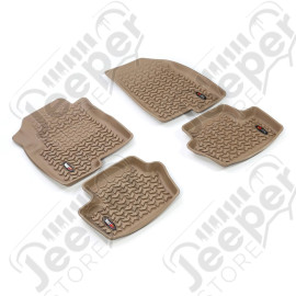 All Terrain Floor Liner Kit, Tan; 07-17 Compass/Patriot/Caliber