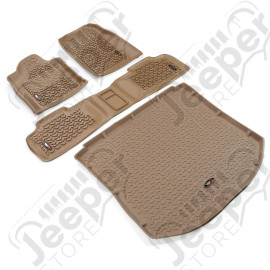 All Terrain Floor Liner Set, Tan; 11-15 Jeep Grand Cherokee WK