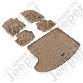 All Terrain Floor Liner Set, Tan; 07-17 Compass/Patriot MK