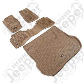All Terrain Floor Liner Set, Tan; 05-10 Grand Cherokee WK