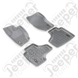 All Terrain Floor Liner Kit, Gray; 08-13 Jeep Liberty KK