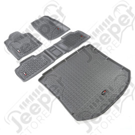 All Terrain Floor Liner Set, Gray; 11-15 Jeep Grand Cherokee WK