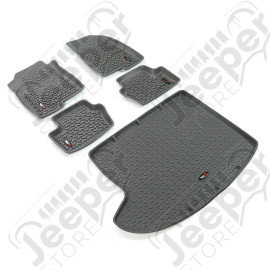 All Terrain Floor Liner Set, Gray; 07-17 Jeep Compass/Patriot MK