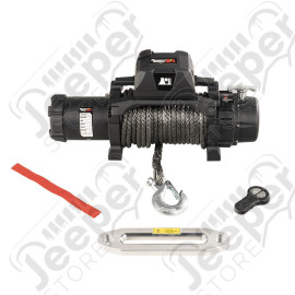Trekker Winch, 12,500 LBS, Synthetic Rope, IP68 Waterproof, Wireless