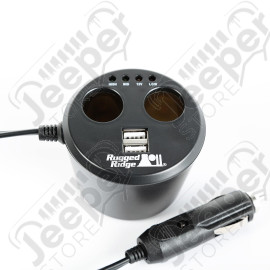Power Cup, 2 x USB + 2 x Accessory Ports, Universal