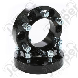 Wheel Spacer Kit, 1.25 Inch, Black; 96-13 Toyota Truck/SUV