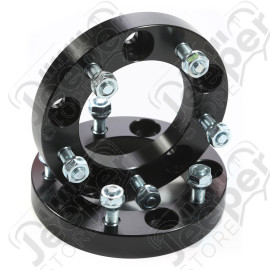 Wheel Spacer Kit, 1.00 Inch, Black; 86-05 Suzuki