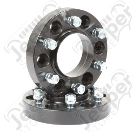 Wheel Spacer Kit, Black, 1.25 Inch; 06-17 Ford Ranger