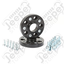 Wheel Spacer Kit, Black, 1 Inch/25 mm; 10-17 VW Amarok