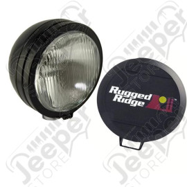 Light Kit, HID, 6 Inch, Round, Black, Steel Housing