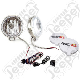 Light Kit, Halogen, 6 Inch Slim, Stainless Steel Housing, 2 Piece