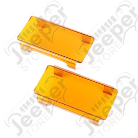 Light Cover Kit, 6 Inch, Amber