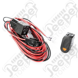 Light Installation Wiring Harness Kit, 1 Light, Amber Switch