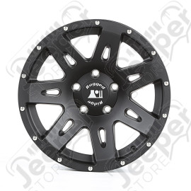XHD Wheel, 17x8.5, Black Satin; 07-19 JK/JL