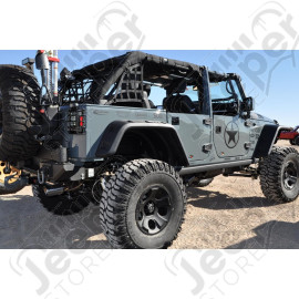 Drakon Wheel, 17X9, Black Satin; 07-20 Jeep JK/JL/JT