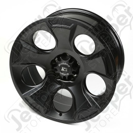 Drakon Wheel, 20X9, BLK Satin; 07-20 Jeep JK/JL/JT