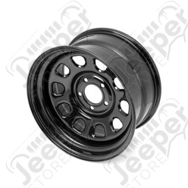 D Window Wheel, 17x9, Black, 5x5 Bolt Pattern