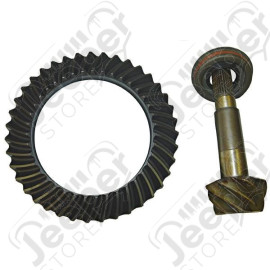 Ring and Pinion, 3.73 Ratio, Rear; 50-06 Jeep CJ/Wrangler, Dana 44