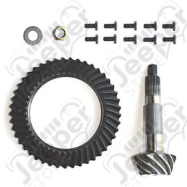 Ring and Pinion, 4.09 Ratio; 84-95 Jeep YJ/CJ/MJ/XJ, for Dana 44