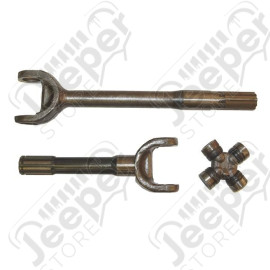 Axle Shaft Assembly, Right; 41-71 Willys/Jeep, for Dana 25