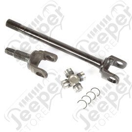 Axle Shaft Assembly, Left; 87-06 Jeep Wrangler YJ/TJ, for Dana 30