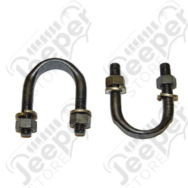 Kit 2 d'étriers de fixation renforcés pour croisillon (acier: 1310) (diametre 27mm) pour Jeep