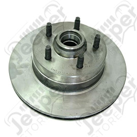 Brake Rotor, Front, 2WD; 86-92 Jeep Cherokee XJ