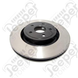 Brake Rotor, Front; 07-18 Jeep Wrangler JK