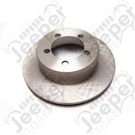 Brake Rotor Kit, Front, Hub Conversion; 87-06 Wrangler/Cherokee/TJ