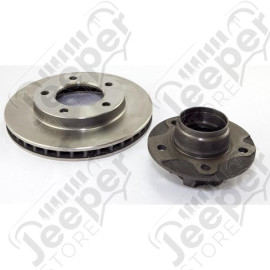Brake Rotor Kit, Front, Hub; 78-81 Jeep CJ5/CJ7/CJ8 Scrambler