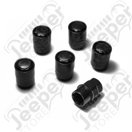 Wheel Lug Nut Lock Kit, 5 Piece, 1/2 -20 Thread, Black