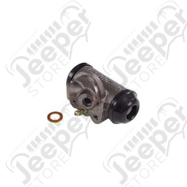 Drum Brake Wheel Cylinder, Front, Angled; 60-65 CJ